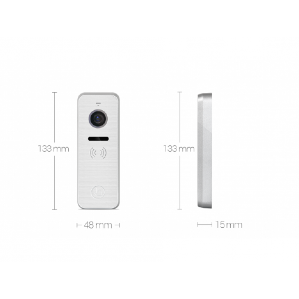 Kit videointerfon Ealink 7 inch cu control acces, intercomunicatie si RFID